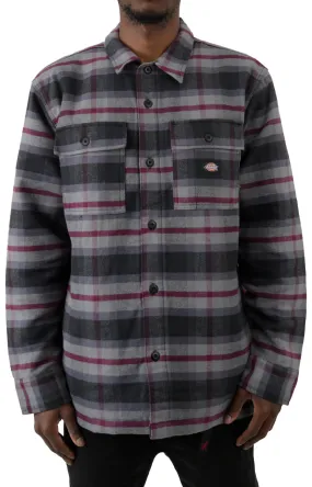 (TJR03APW) Moulton Jacket - Black/Wine/Grey Plaud
