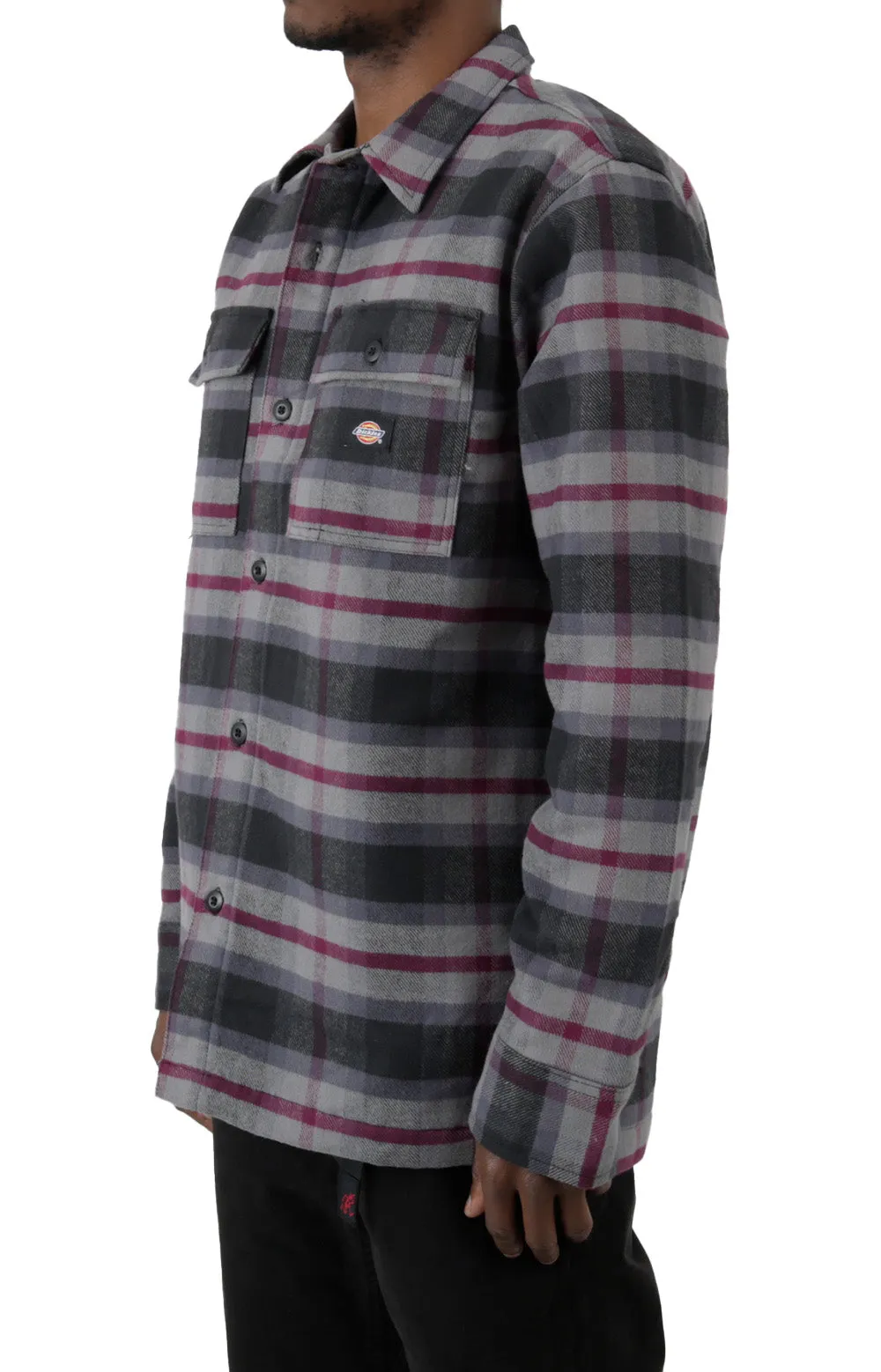 (TJR03APW) Moulton Jacket - Black/Wine/Grey Plaud