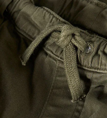 Twill Pants: Shade of Olive Night