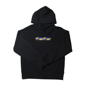 Underground Cloud Camo Box Logo Hoodie - Black