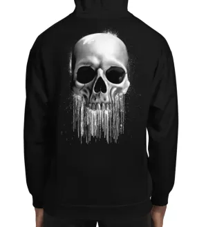 Unisex Hoodie Dripping Skull on Back