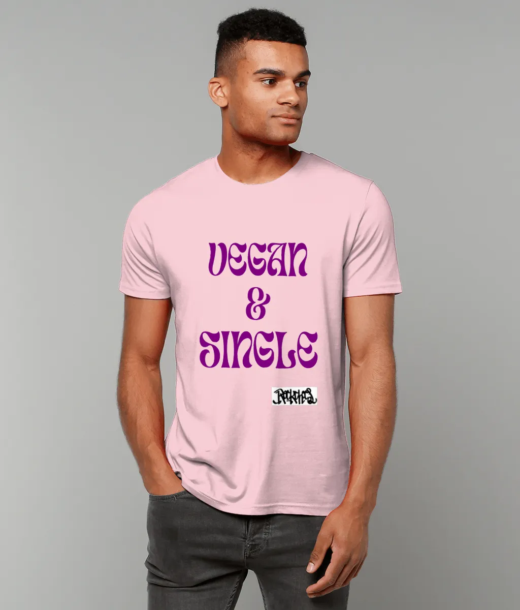 Vegan & Single T Shirt by Rock Chocs