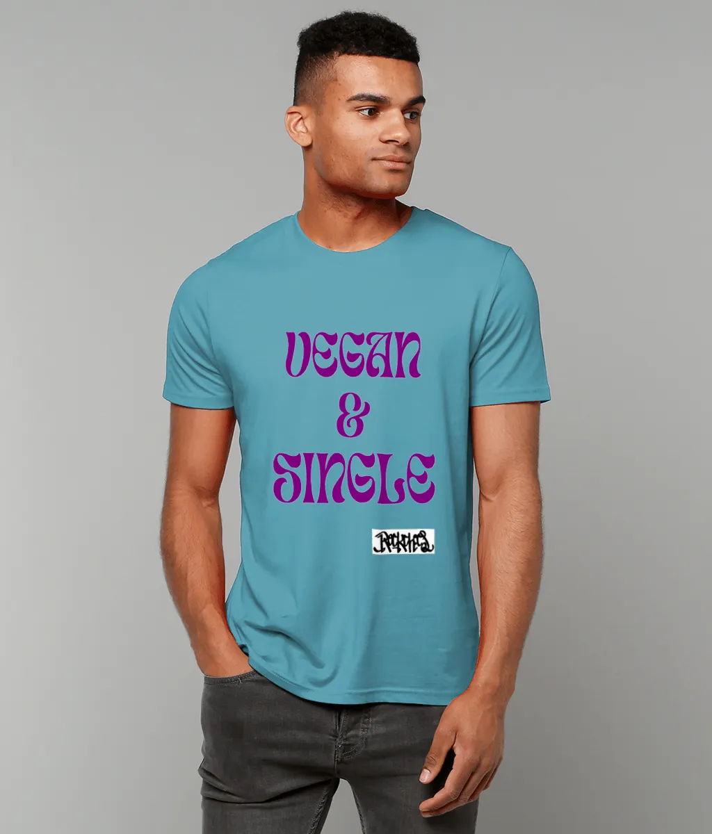 Vegan & Single T Shirt by Rock Chocs