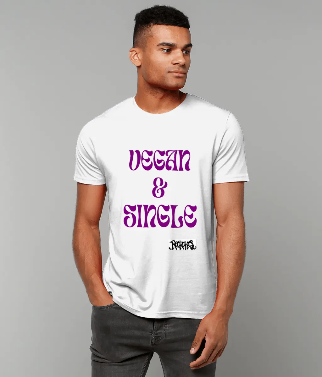 Vegan & Single T Shirt by Rock Chocs