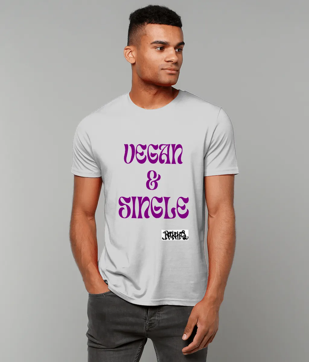 Vegan & Single T Shirt by Rock Chocs