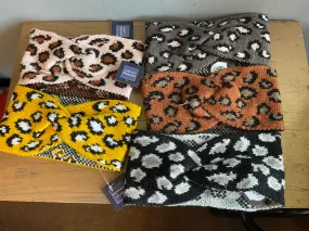 Victoria Leland winter Leopard Headband