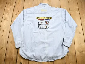 Vintage 1990s Southland Custom Calls Button Up Hunting Shirt