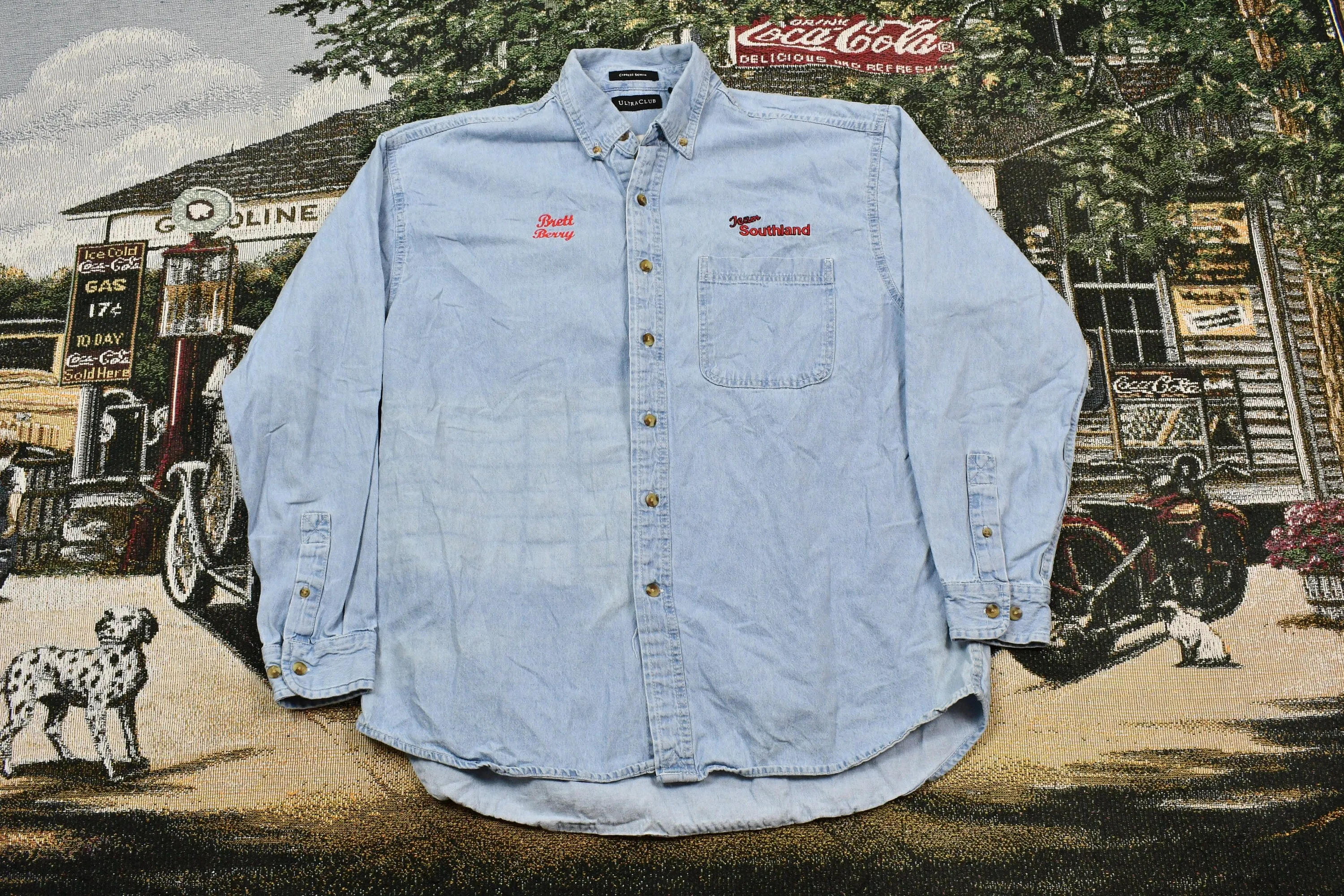 Vintage 1990s Southland Custom Calls Button Up Hunting Shirt