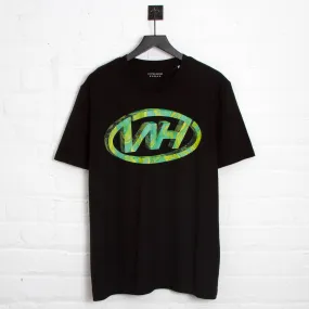 WH Crew Emerald Front Print - Tshirt - Black
