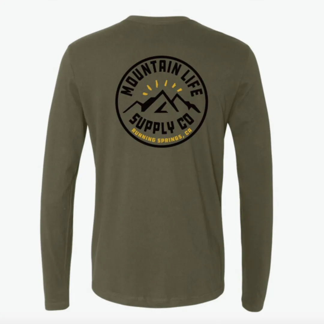 Wilderness Fun Long Sleeve Men's T Shirt