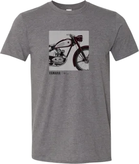 YAMAHA APPAREL Yamaha Classic T-Shirt - Heather Graphite - 2XL NP21A-M1799-2X